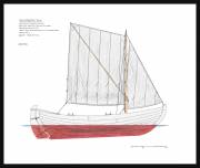 104A - Sail plan rundgatting 'Marie'