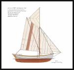 33A - Sail plan lotsbåt 'Skum'