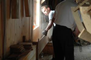 Basning av andra bordgången