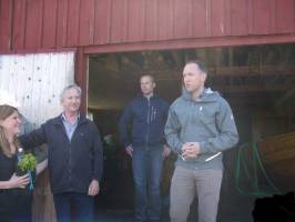 Sjösättning av Mattias Klum's blekingekoster Sjösättning av Mattias Klum's blekingekoster