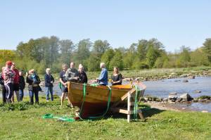 Sjösättning av Mattias Klum's blekingekoster Sjösättning av Mattias Klum's blekingekoster