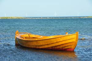 Sjösättning av Mattias Klum's blekingekoster Sjösättning av Mattias Klum's blekingekoster