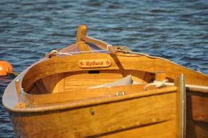 Sjösättning av Mattias Klum's blekingekoster Sjösättning av Mattias Klum's blekingekoster